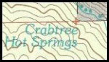 USFS Survey showing Crabtree Hot Springs